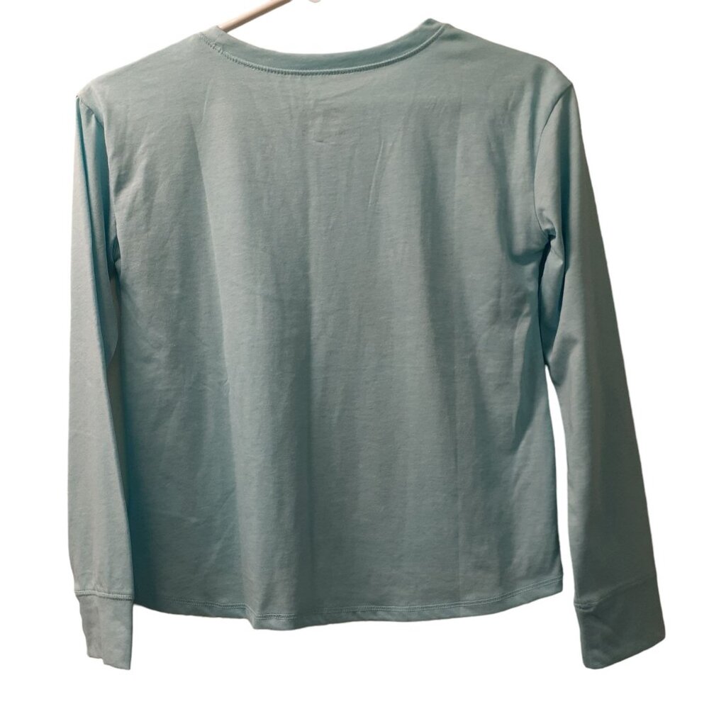 Justice Kids Girls Love Sweatshirt Crew Neck Long Sleeve Blue Size 10 New w/Tags - Picture 2 of 3